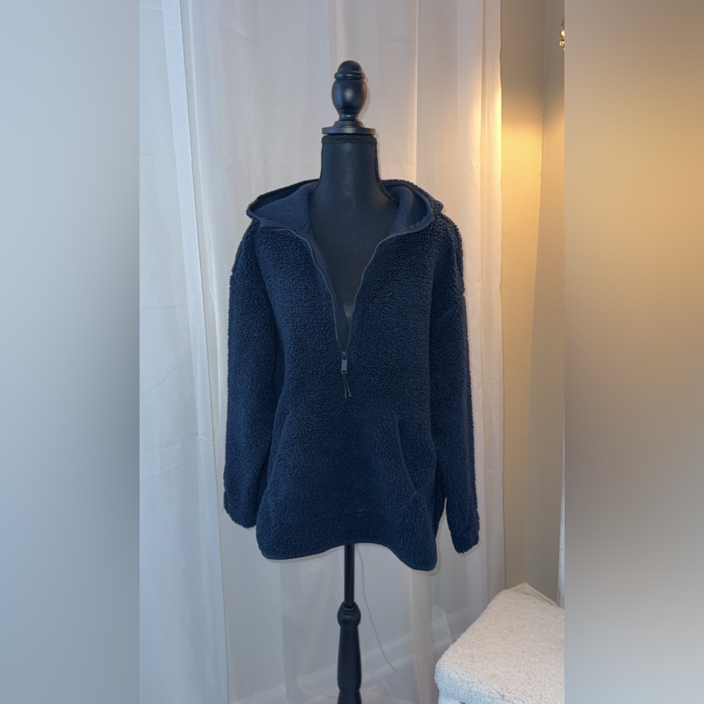 Old Navy Navy Blue Fleece Pullover